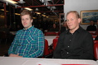 Kajaanin Judokerhon sihteeri Matti (vasemmalla) ja päävalmentaja Marko.